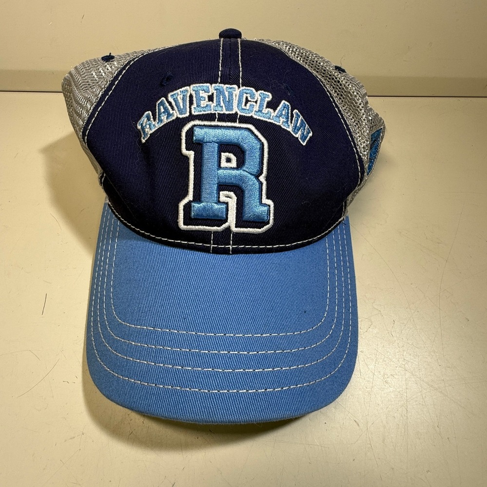 Universal Studios Harry Potter Ravenclaw Team Captain Trucker Hat Snapback Blue
